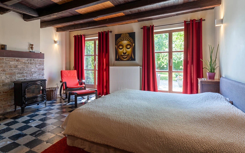 Discrete kamer en sauna bij Brugge
